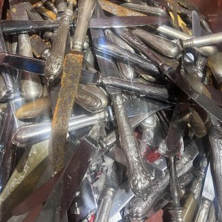 Image de Couteaux en argent plaqué